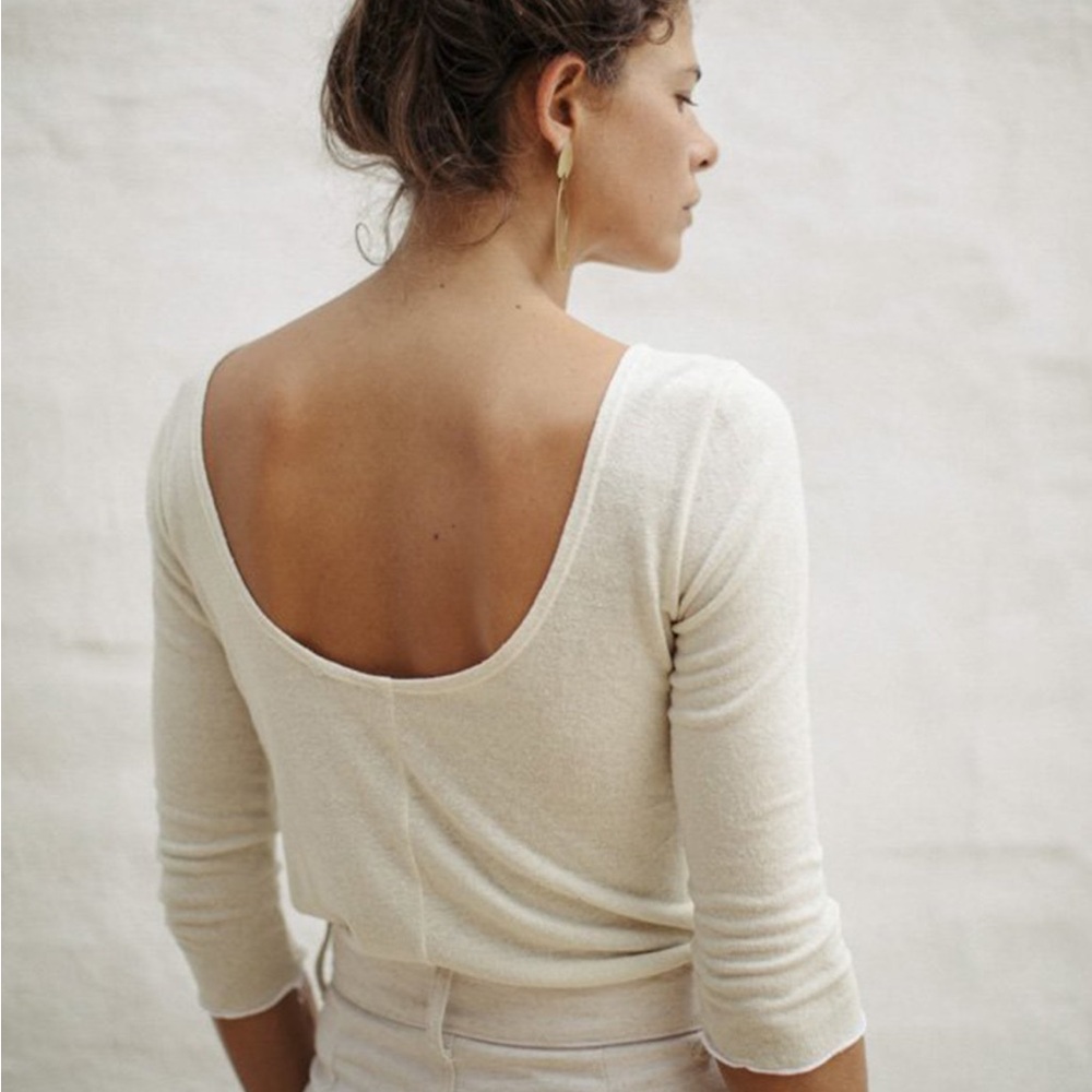 Ozma Ballet Top in Ivory Size Small